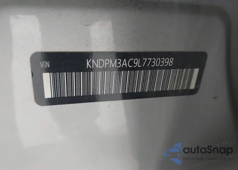 2020 Kia Sportage Lx из США, поврежденный, VIN KNDPM3AC9L7730398